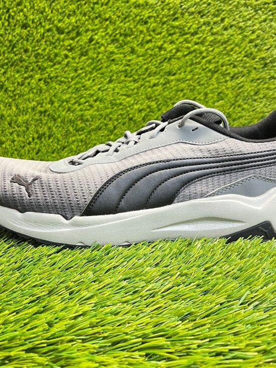 Puma Zip C Mens Size 12 Gray Black Athletic Running Walking Shoes Sneakers main image 8